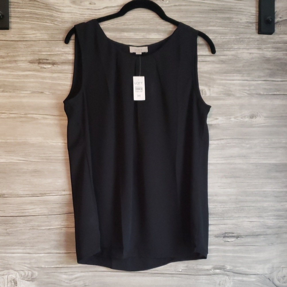 Loft Black Shell Tank